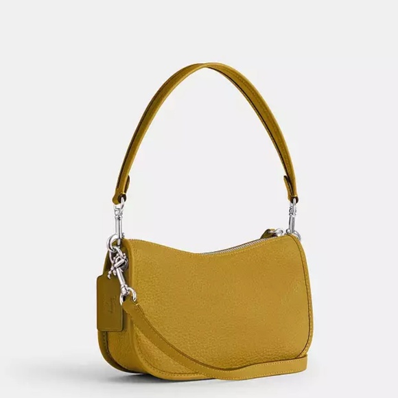 Authentic Disney X Coach Swinger Bag In Regenerative Leather With Mickey Mouse A - Picture 2 of 5